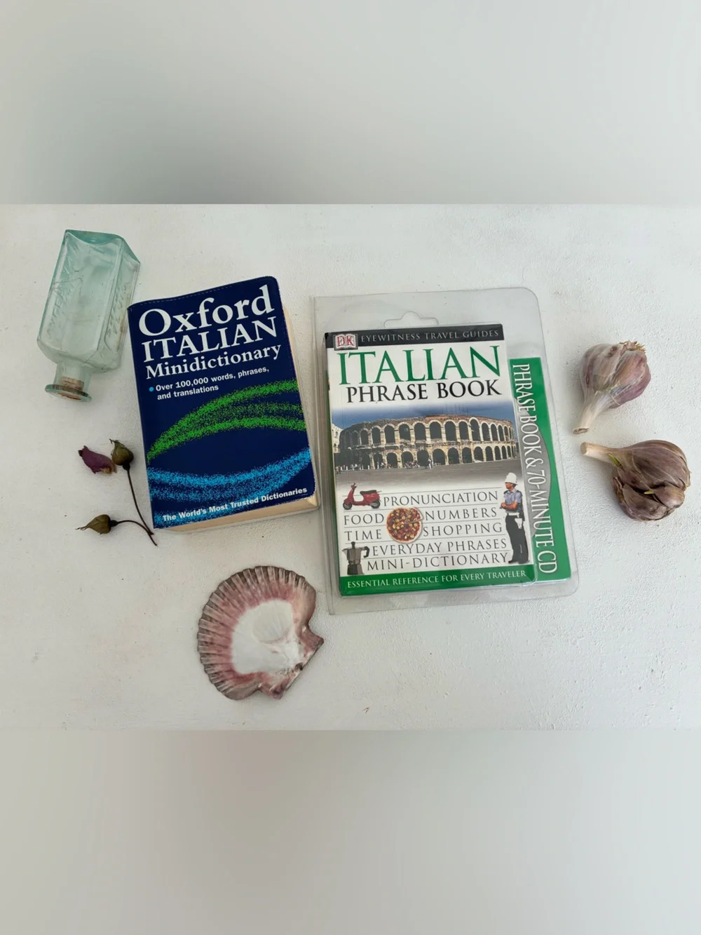 Set of three Italian language learning resources shown - bundles & offers - YES